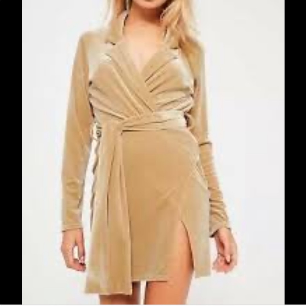 Velvet Blazer Dress